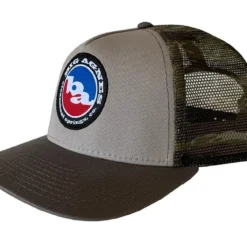 Big Agnes Classic Logo Trucker Hat - Steel / Tiger Camo