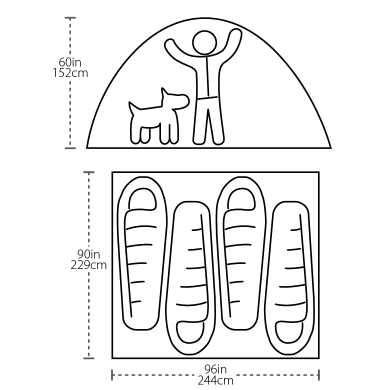Big Agnes Rabbit Ears 4 Package: Includes Tent and Footprint -Cheap Our Wild Trek Store I3rwxTQp7F435aehjqVq 01MnEc4cAQFKBpfgNH WTj YH8R