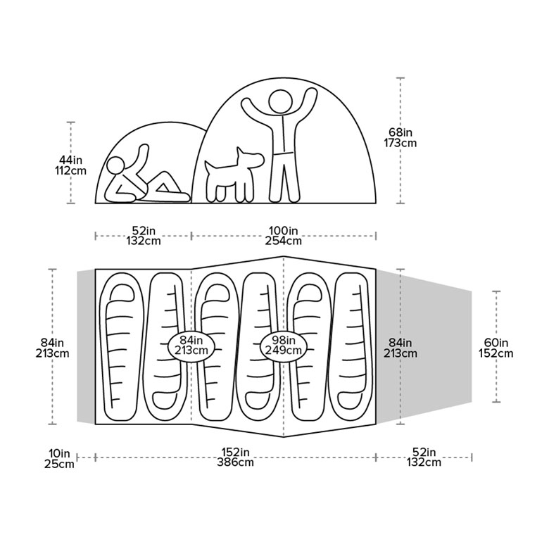 Big Agnes Mad House 6 -Cheap Our Wild Trek Store